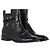 Botines Chelsea de papel Balenciaga Negro - vista 4