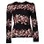 Dolce & Gabbana Top negro Dolce&Gabbana con estampado floral