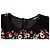 Dolce & Gabbana Top negro Dolce&Gabbana con estampado floral - vista 5