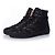 Chanel High-Top Schnürsneaker Schwarz