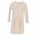 Alice by Temperley Vestido Mini de Encaje Alice de Temperley en Algodón Beige