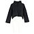 Sudadera corta Acne Studios en algodón negro - vista 4