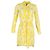 Abito camicia stampato Vera in seta gialla di Diane Von Furstenberg