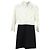 Abito in pizzo bicolore Sandro in cotone bianco