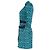 Vestido Tessa Wrap en seda turquesa de Diane Von Furstenberg - vista 2