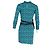 Vestido Tessa Wrap en seda turquesa de Diane Von Furstenberg - vista 6