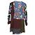 Abito Mini Patchwork in Seta Multicolore di Diane von Furstenberg - vista 2