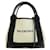 Everyday Balenciaga 390346 Navy Cabas XS Handbag Black White Cloth  ref.1969814