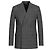 DIOR Graue Karomuster Doppelreiher Jacke Ton-in-Ton Neuzustand 52 Anthrazitgrau