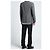 DIOR Graue Karomuster Doppelreiher Jacke Ton-in-Ton Neuzustand 52 Anthrazitgrau - Ansicht 4
