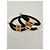 Dior Bracciali a forma di serpente di Gianfranco Ferre Nero D'oro Gold hardware - vista 3