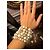 Bracciale Chanel Sei File di Perle Bianco Beige Bianco sporco - vista 3