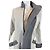 Cappotto Surface To Air in lana e cashmere beige grigio - vista 3