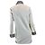 Cappotto Surface To Air in lana e cashmere beige grigio - vista 5