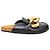 Mule in pelle JW Anderson Nero