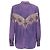 Autre Marque A.N.G.E.L.O. Vintage Cult Lila Wildlederhemd - Ansicht 2