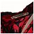 Rot und schwarze Seidenbluse von Guy Laroche Sand - Ansicht 4