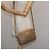 Gucci Borsa a spalla Micro GG Supreme in PVC beige e oro 007 904 0095 Auth bs21045 D'oro - vista 25