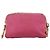 Pochette PRADA Nylon Rosa Oro Rosa Auth 108723 D'oro - vista 2
