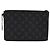 CUSTODIA PER IPHONE LOUIS VUITTON Monogram Eclipse Fragment M64449 LV Auth 107928 Monogramma - vista 2