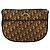 Borsa a spalla in tela Trotter Christian Dior marrone Auth 108645 - vista 13