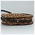 Borsa a spalla in tela Trotter Christian Dior marrone Auth 108645 - vista 5