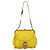 Borsa a spalla Miu Miu in pelle tela gialla beige Auth 108027 Giallo - vista 13