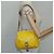 Borsa a spalla Miu Miu in pelle tela gialla beige Auth 108027 Giallo - vista 22