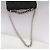 Autre Marque Borsa a mano in pelle Stella MacCartney con catena 2 in 1 nera argento autentica mr934 Nero - vista 9