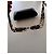 Lunettes de soleil Balenciaga Dynasty rectangulaires noir blanc doré - vue 6
