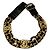 Cintura Chanel in Pelle Nera con Hardware Oro Nero Gold hardware