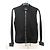 Karl Lagerfeld Giacca bomber zip nera e bianca Nero Bianco - vista 2