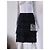 Chanel Exquisite schwarze Tweed-Rock mit Band 46 FR - Ansicht 2
