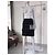 Chanel Exquisite schwarze Tweed-Rock mit Band 46 FR - Ansicht 4