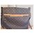 Borsa Messenger Louis Vuitton in Pelle Marrone Scuro - vista 8