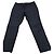 Fendi Lederhose Anthrazitgrau