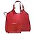 LOUIS VUITTON Epi Plage Via Borsa a Mano Vinile Rosso Grenadine M92152 LV Auth bs20812