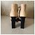 Stivaletti Chanel in pelle con lacci beige - vista 10