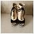 Stivaletti Chanel in pelle con lacci beige - vista 5