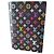 2025 Ed. Louis Vuitton x TM Funda de Pasaporte Takashi Murakami Negro Multicolor