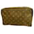 Trousse Toilette 28 Louis Vuitton Marrom Lona  ref.1972617