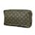 Pochete de Banheiro Monograma Verdadeira Louis Vuitton 28 Marrom  ref.1972890