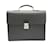 Louis Vuitton Taiga Serviette Moscova Handbag Black Leather  ref.1973045