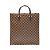 Damier Canvas Tote Bag von Louis Vuitton Braun Damier ebene - Ansicht 2