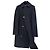 Balenciaga Kleiner Mantel oder Matrosenjacke Schwarz