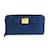 Prada Blaues Leder Langwallet