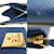 Prada Blaues Leder Langwallet - Ansicht 4