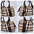 Borsa Ashbury Knight in tela e pelle Nova Check Burberry Beige/Marrone - vista 16