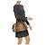 Borsa Ashbury Knight in tela e pelle Nova Check Burberry Beige/Marrone - vista 3