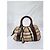 Borsa Ashbury Knight in tela e pelle Nova Check Burberry Beige/Marrone - vista 4